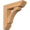 Ekena Millwork Legacy Slat Smooth Bracket w/ Offset Brace, Western Red Cedar, 7 1/2"W x 28"D x 28"H BKT0806X28X28LEC06SWR - alternate 1